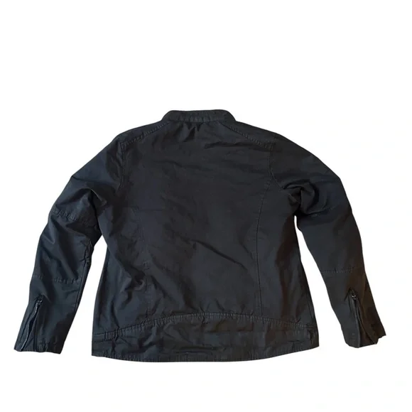 Kuhl Kafe Racer Black Waxed Jacket Mens Small - Picture 3 of 9